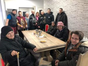 Эвакуация дома милосердия в Андреевке